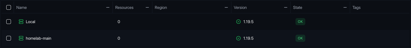 server list