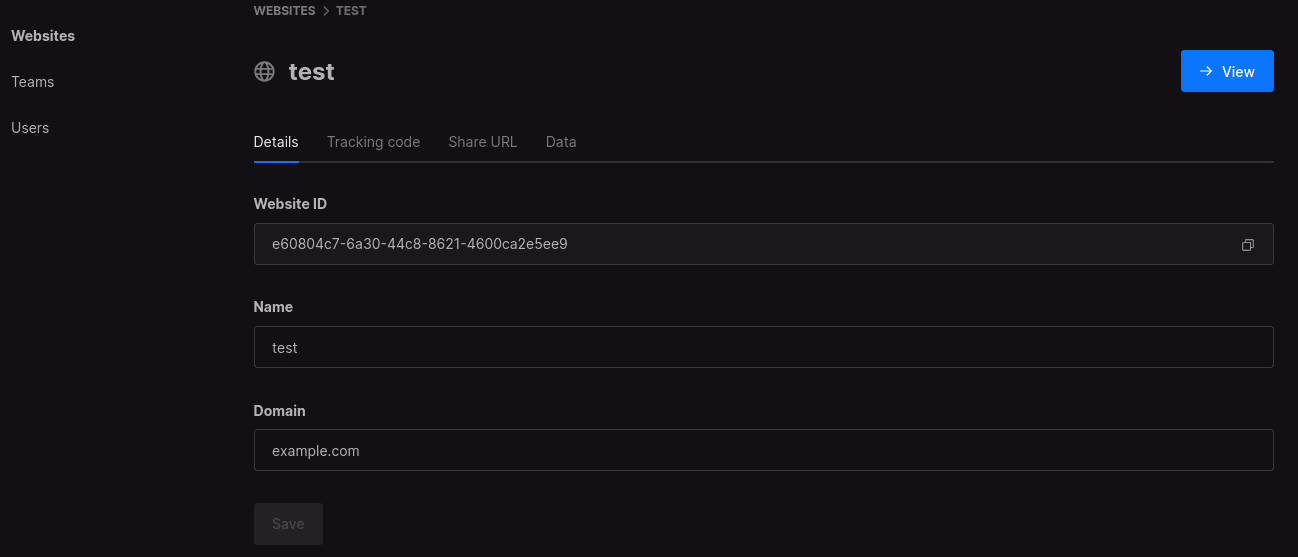 add website